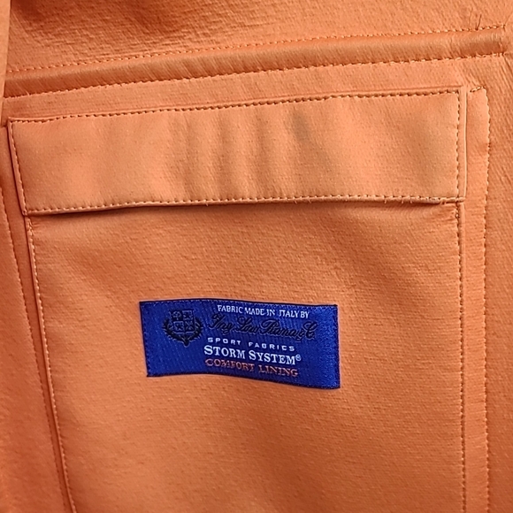 Saks Fifth Avenue Wild About Cashmere Lora Piana Fabric Men's Tan Coat - Picture 7 of 9